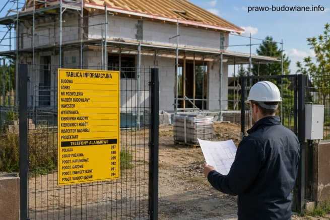 Tablica informacyjna budowy – kiedy jest obowiązkowa i co musi zawierać?